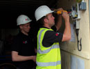 Electrician testing Mossley